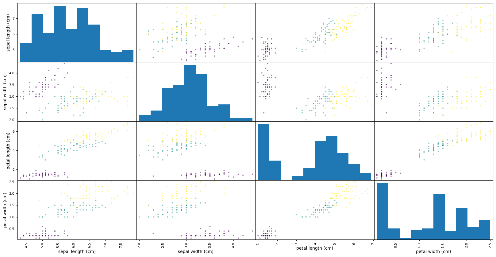 Pandas Scatter Matrisi